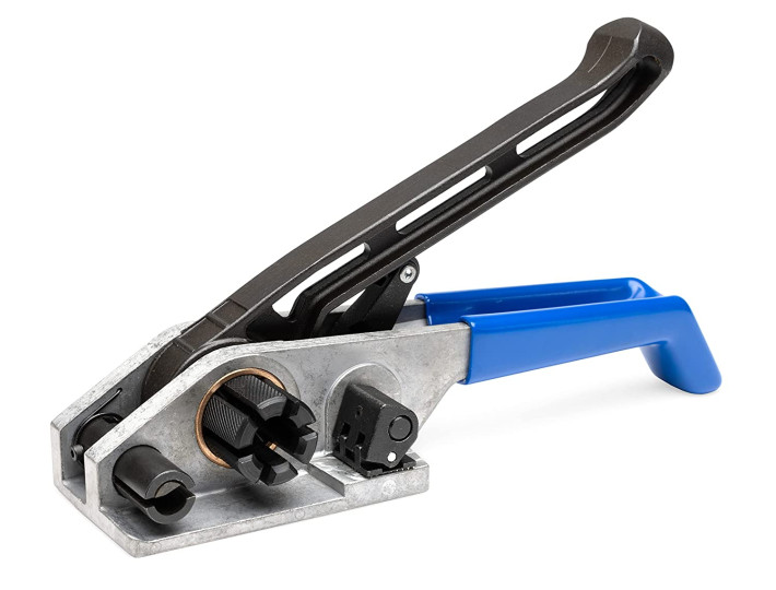 IDL-1150 Silent Strapping Tensioner with Cutter for 1/2” to 3/4” Polyester (PET) and Polypropylene (PP) Strapping, USA Made